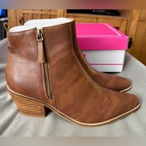New in the box Corky’s Toil N Trouble boots in cognac - size 9